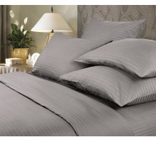 Постельное белье страйп-сатин Verossa Роял Gray