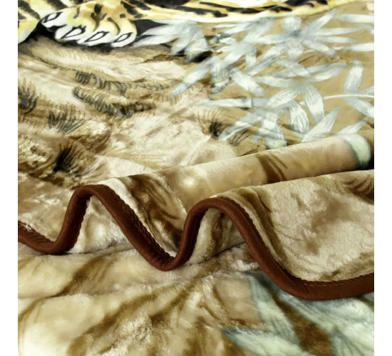 Плед акриловый Орленок Тигр классика