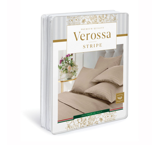 Постельное белье страйп-сатин Verossa Bronze