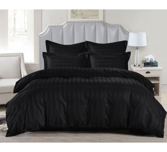 Постельное белье страйп-сатин однотонный Valtery OD-54