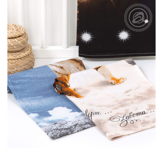 Набор полотенец из рогожки АртДизайн Раджа