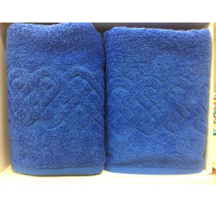 Комплект махровых полотенец Baldric цвет синий