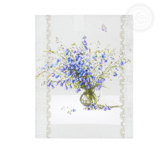 Набор полотенец из рогожки АртДизайн Полевые цветы