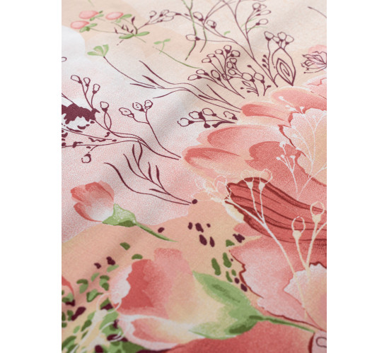 Постельное белье бязь персик Экодом вид 20124-1