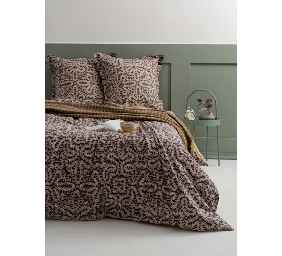 Постельное белье бязь персик Экодом вид 20248-1