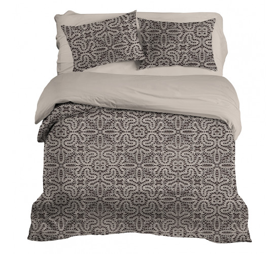 Постельное белье бязь персик Экодом вид 20248-1