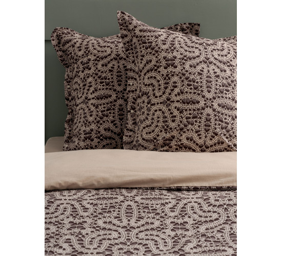 Постельное белье бязь персик Экодом вид 20248-1