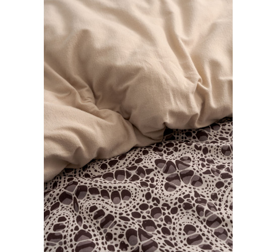 Постельное белье бязь персик Экодом вид 20248-1