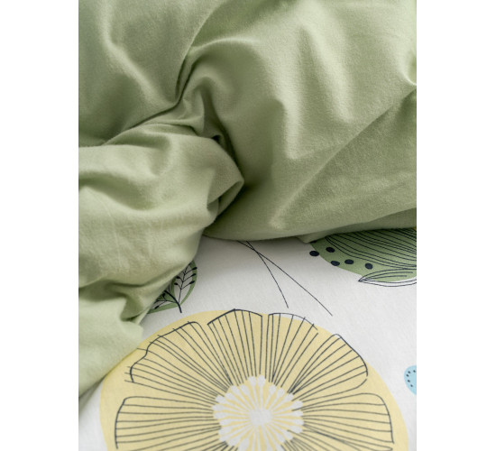 Постельное белье бязь персик Экодом вид 9844-1