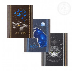 Набор полотенец из рогожки АртДизайн Лунный кот