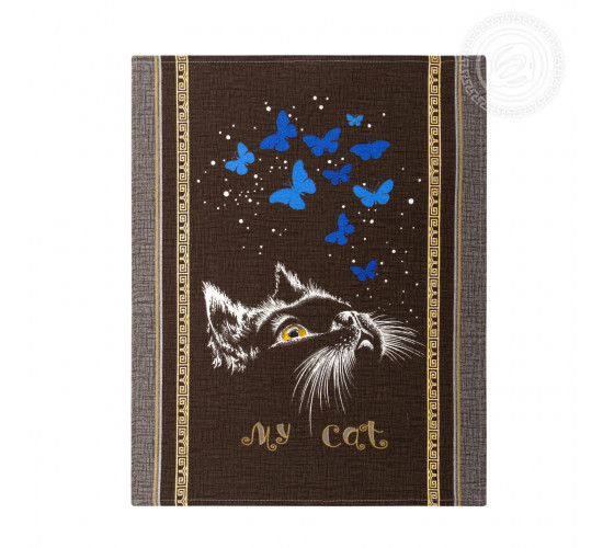 Набор полотенец из рогожки АртДизайн Лунный кот