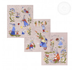 Набор полотенец из рогожки АртДизайн Морковкино