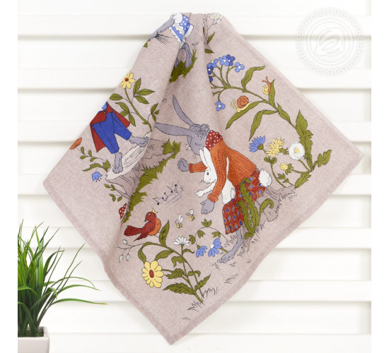 Набор полотенец из рогожки АртДизайн Морковкино