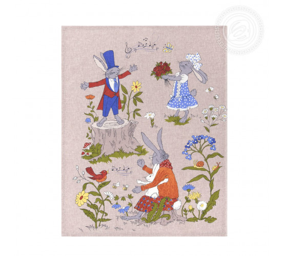 Набор полотенец из рогожки АртДизайн Морковкино