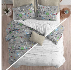 Постельное белье поплин Bravo Space
