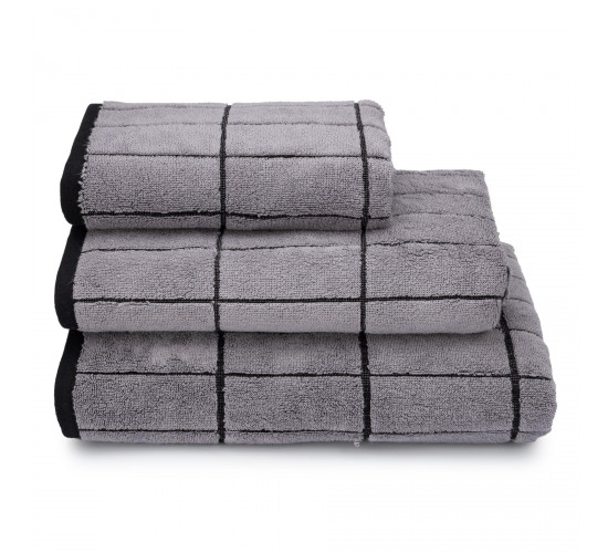 Полотенце махровое Cleanelly Gray tiles
