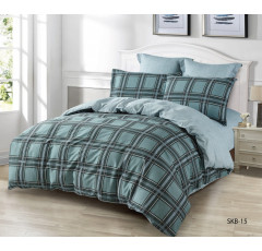 Постельное белье сатин цветной комбинированный Karteks SKB-015