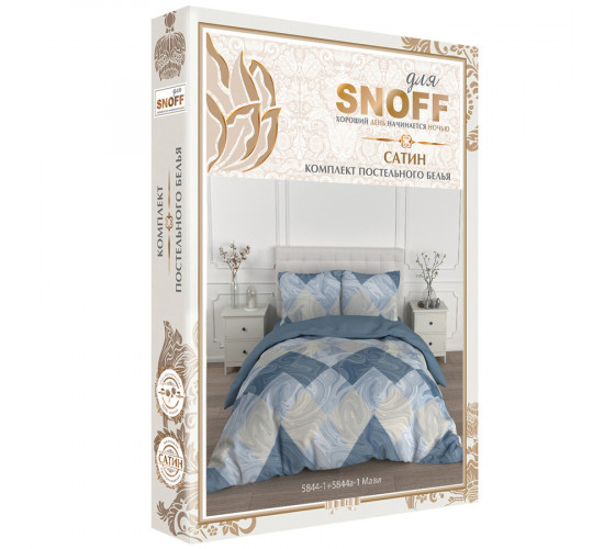 Постельное белье сатин Для Snoff Мави