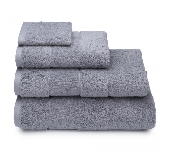Полотенце махровое Cleanelly Tenerezza серое
