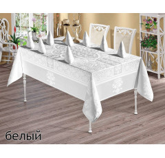 Набор из скатерти + 8 салфеток + 8 заколок (пр-во Турция)