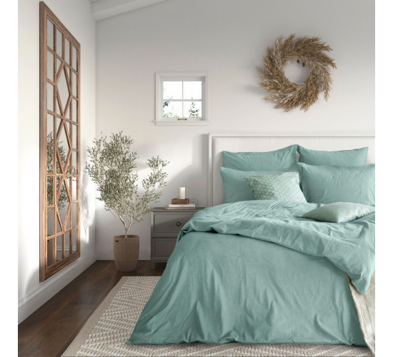 Постельное белье  Verossa Melange emerald