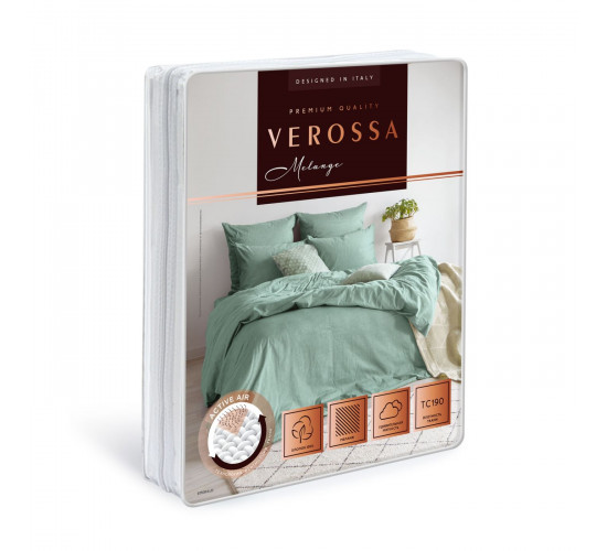 Постельное белье  Verossa Melange emerald