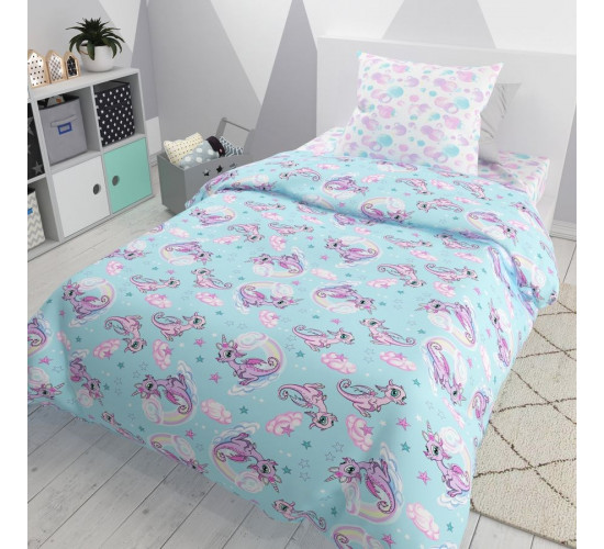 Детское (подростковое) постельное белье поплин Bravo kids dreams Единороги