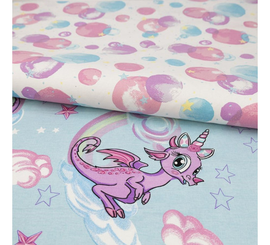 Детское (подростковое) постельное белье поплин Bravo kids dreams Единороги