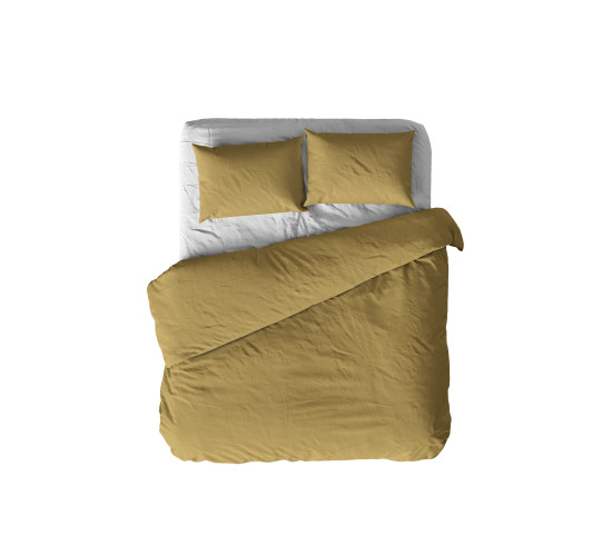 Наволочки поплиновые 2 шт. Niteva цвет горчичное золото