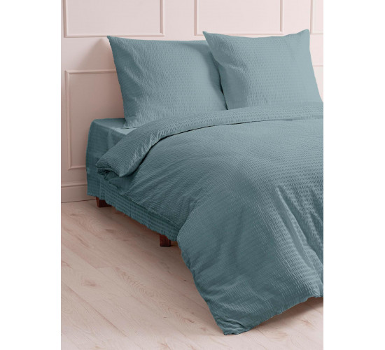 Постельное белье ситец гофре Мастерская снов вид 12340 свинцовый