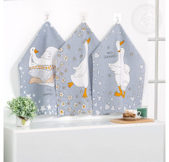 Набор полотенец из рогожки АртДизайн Обниманго