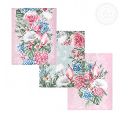 Набор полотенец из рогожки АртДизайн Мятный аромат