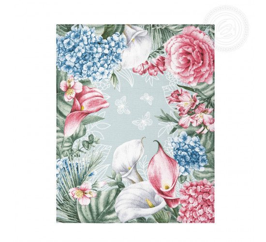 Набор полотенец из рогожки АртДизайн Мятный аромат