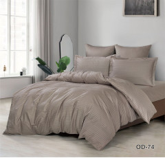 Постельное белье страйп-сатин однотонный Valtery OD-74