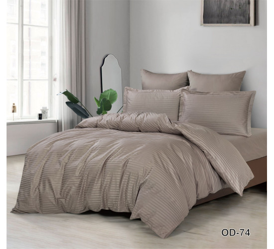 Постельное белье страйп-сатин однотонный Valtery OD-74