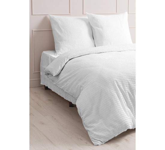 Постельное белье ситец гофре Мастерская снов вид 10090 белый