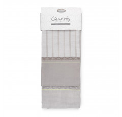 Комплект гладкотканых полотенец Cleanelly Contegno