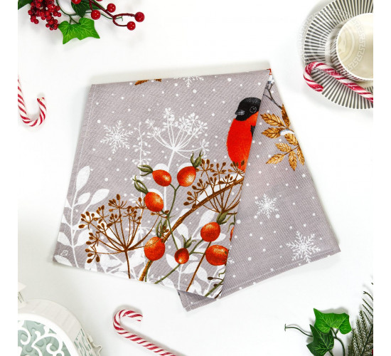 Набор полотенец из рогожки АртДизайн Музыка зимы