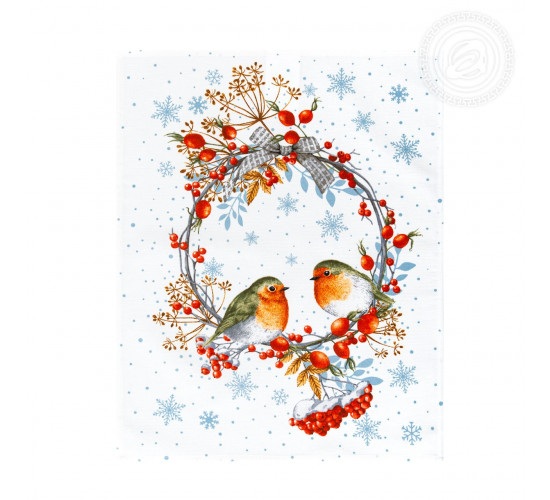 Набор полотенец из рогожки АртДизайн Музыка зимы