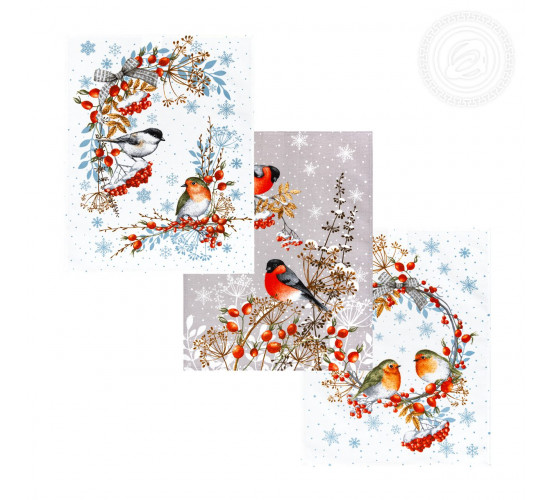 Набор полотенец из рогожки АртДизайн Музыка зимы