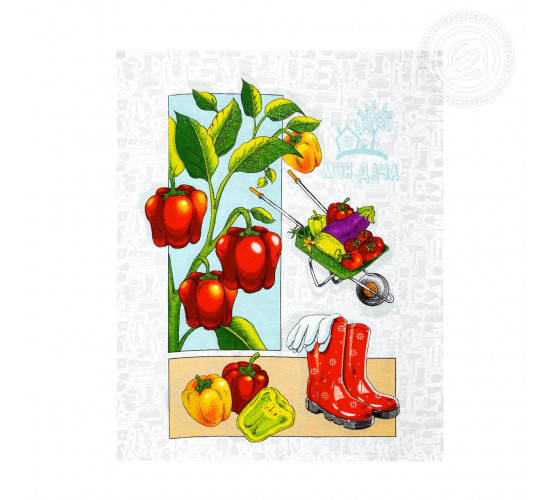 Набор полотенец из рогожки АртДизайн Удачный сезон