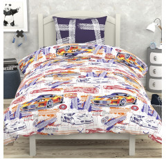 Детское (подростковое) постельное белье поплин Bravo kids dreams Гонки