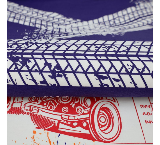 Детское (подростковое) постельное белье поплин Bravo kids dreams Гонки