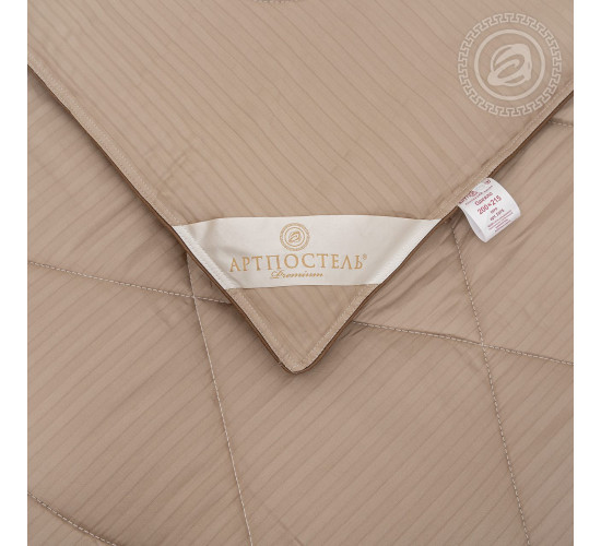 Одеяло АртПостель Premium collection Верблюд Страйп-сатин всесезонное