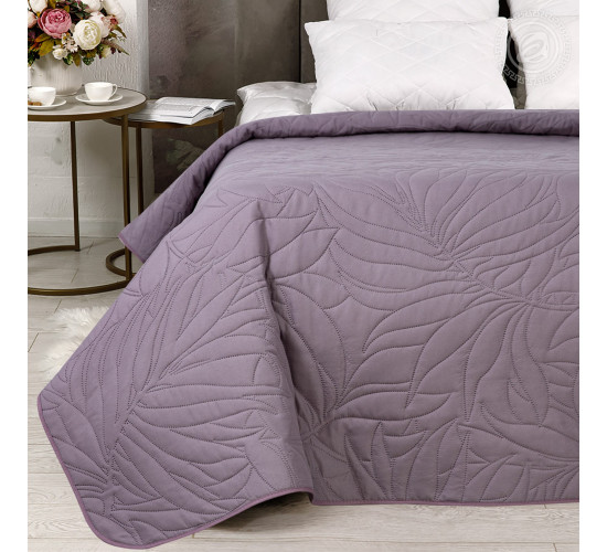 Покрывало ультрастеп стеганое АртПостель Лиловый с кантом