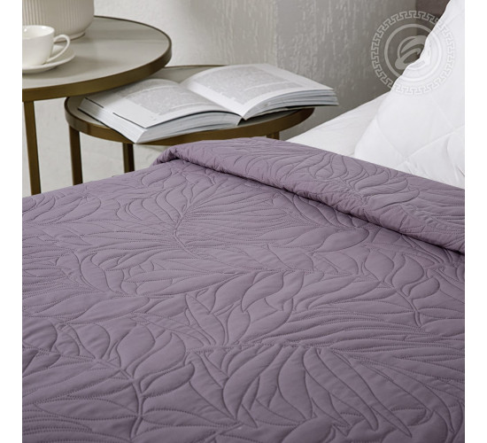 Покрывало ультрастеп стеганое АртПостель Лиловый с кантом