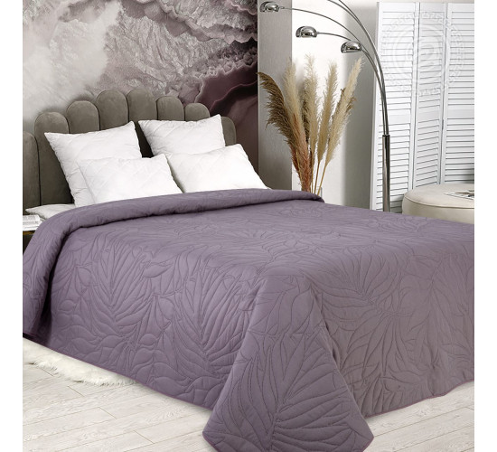 Покрывало ультрастеп стеганое АртПостель Лиловый с кантом