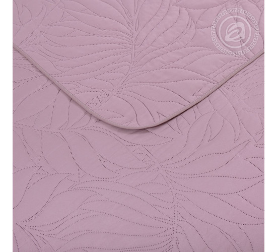 Покрывало ультрастеп стеганое АртПостель Сиреневый с кантом