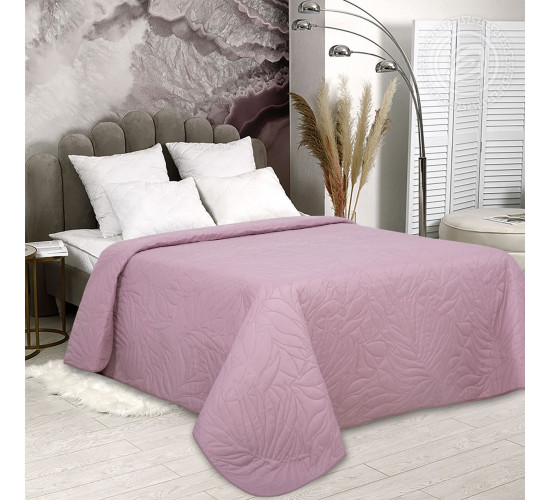 Покрывало ультрастеп стеганое АртПостель Сиреневый с кантом
