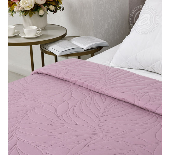 Покрывало ультрастеп стеганое АртПостель Сиреневый с кантом